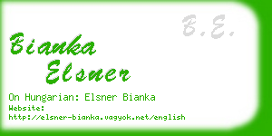 bianka elsner business card